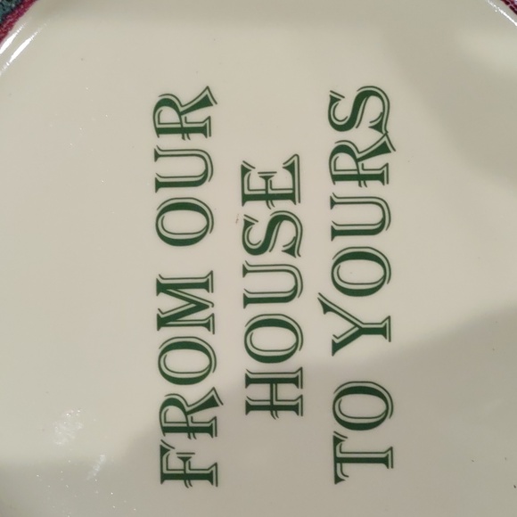 From our house to yours plate, farmhouse, new, ceramic - Picture 2 of 5